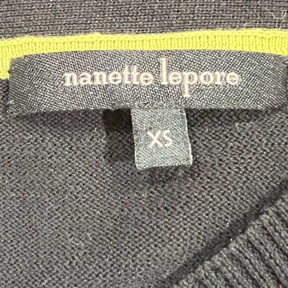 Nanette Lepore Mosaic Zip Sweater Women’s XS - Picture 4 of 4